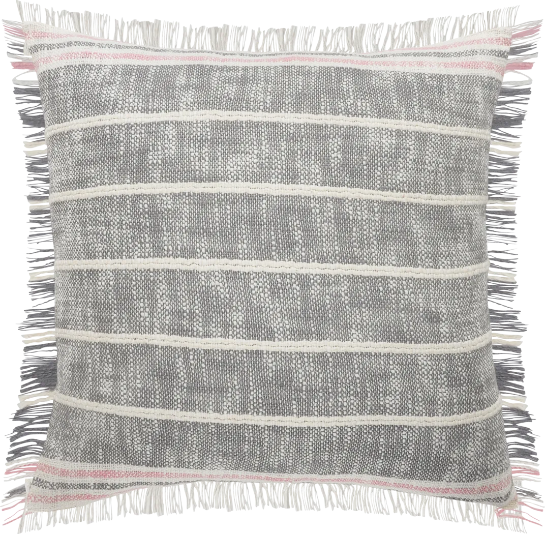 Amru Gray Pillow, Set of 2 - Thumbnail - Image 3