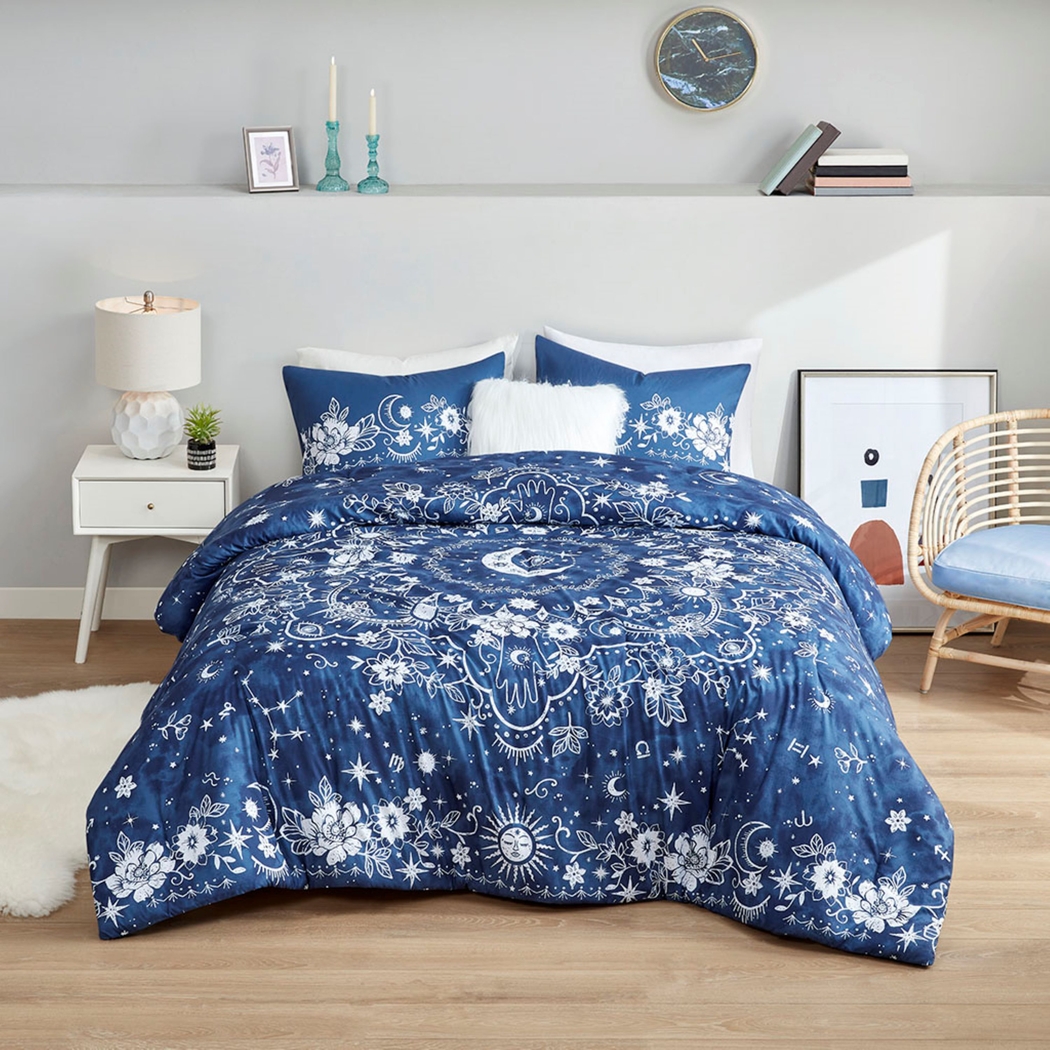 Kids Amsela Blue Twin Comforter Set - Thumbnail - Image 2