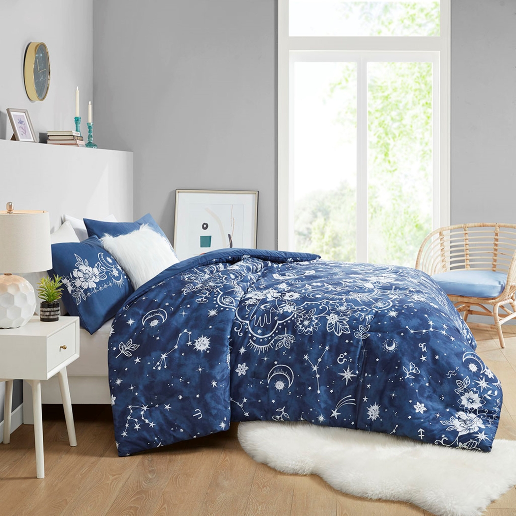 Kids Amsela Blue Twin Comforter Set - Thumbnail - Image 5