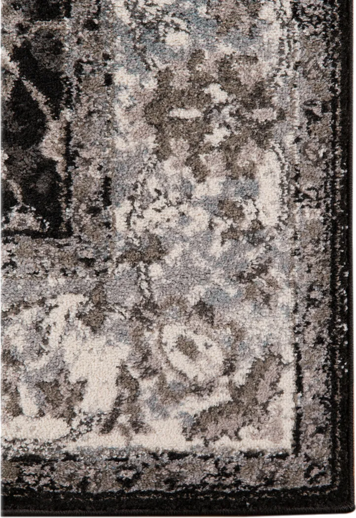 Amshall Black 5' x 7'6 Rug - Thumbnail - Image 5
