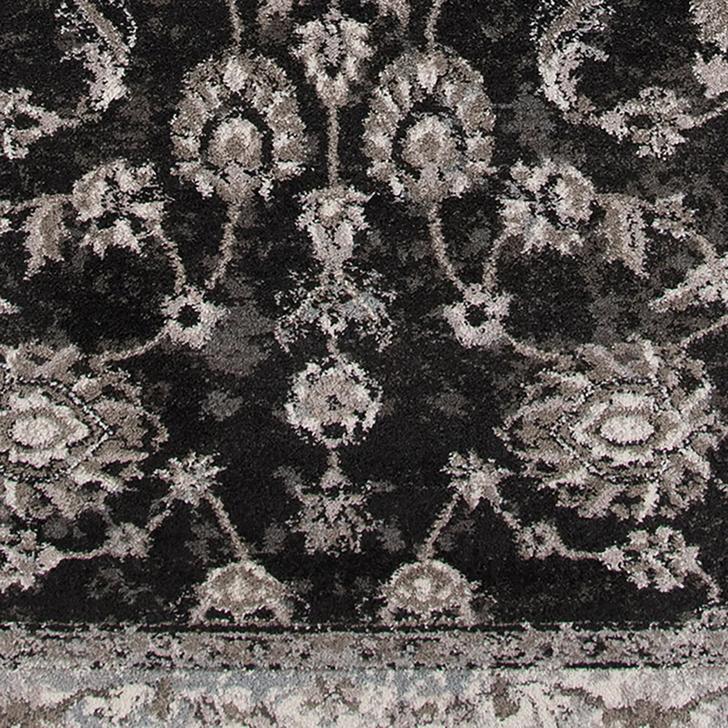 Amshall Black 5' x 7'6 Rug - Thumbnail - Image 6