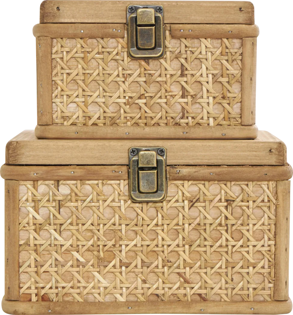 Amtai Brown Decorative Box, Set of 2 - Thumbnail - Image 11