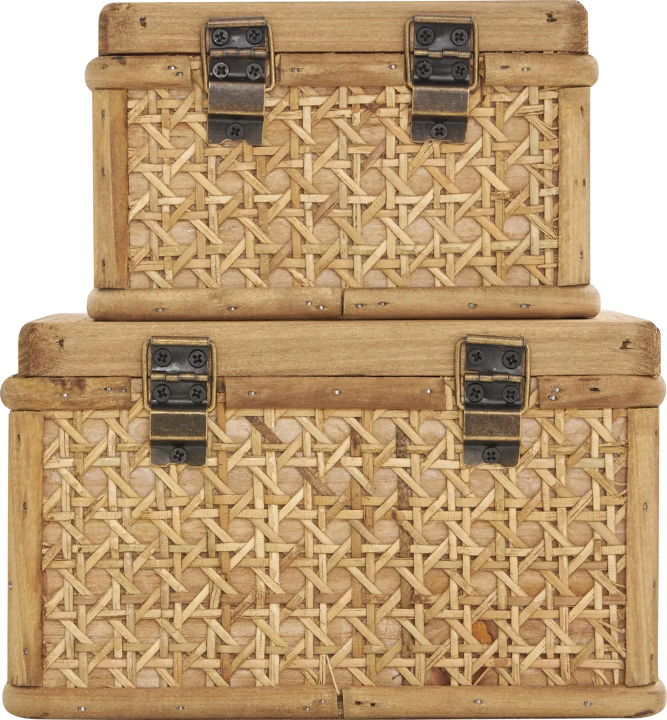 Amtai Brown Decorative Box, Set of 2 - Thumbnail - Image 13