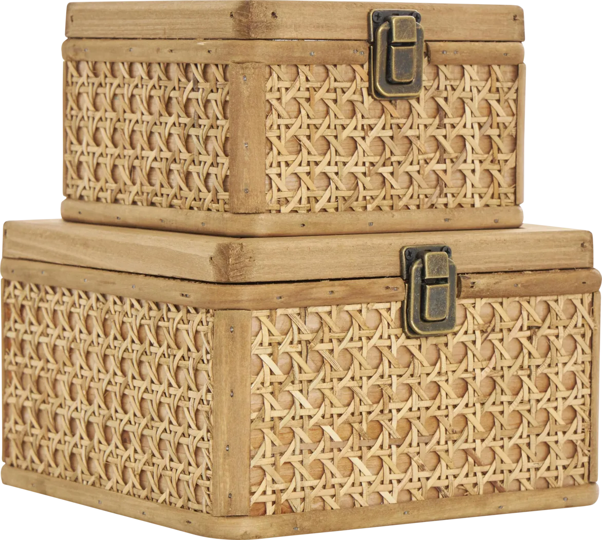 Amtai Brown Decorative Box, Set of 2 - Thumbnail - Image 10