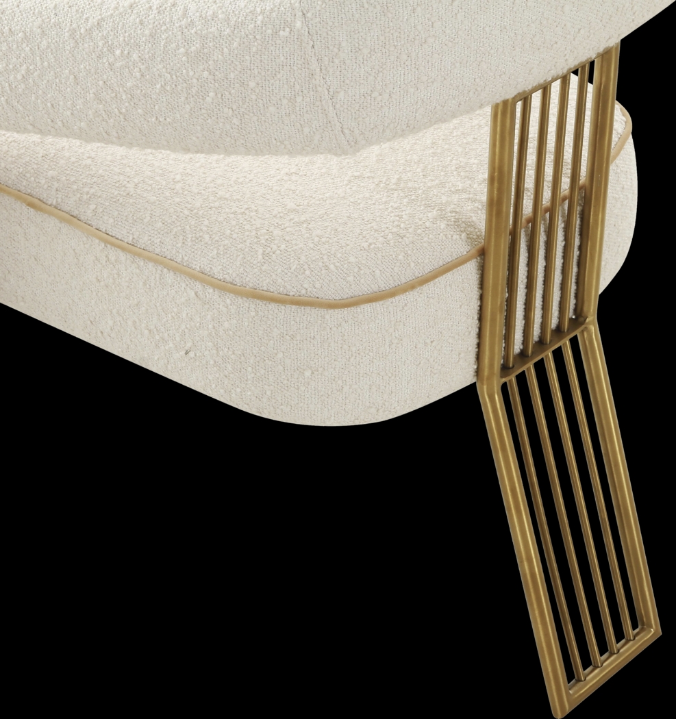 Amurra Cream Arm Chair - Thumbnail - Image 5