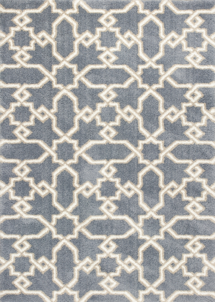 Amvern Slate/Blue 7'10 x 10'6 Rug - Thumbnail - Image 1