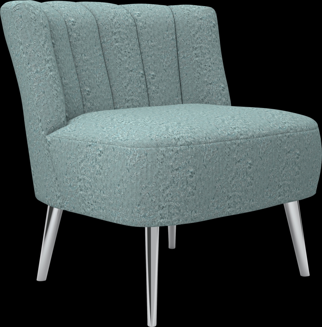 Amwiler Blue Accent Chair - Thumbnail - Image 1