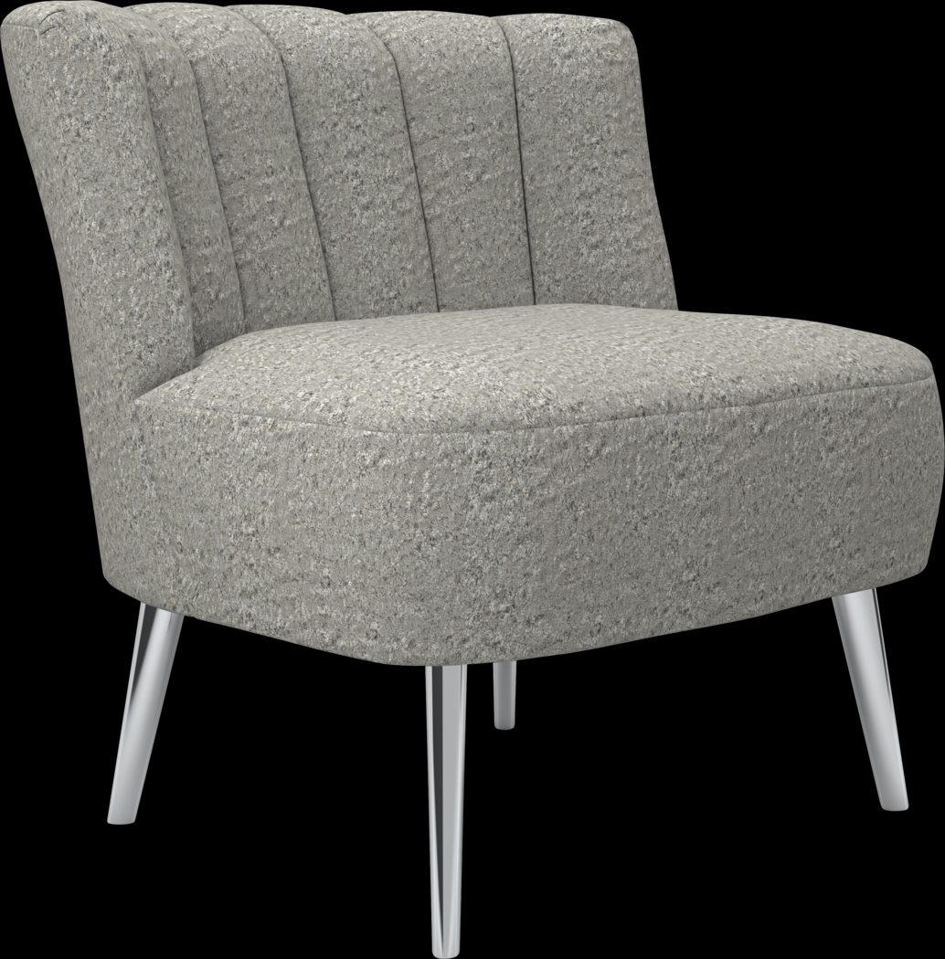 Amwiler Gray Accent Chair - Thumbnail - Image 1