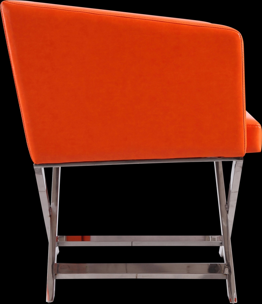 Amyjane Orange Accent Chair - Thumbnail - Image 3