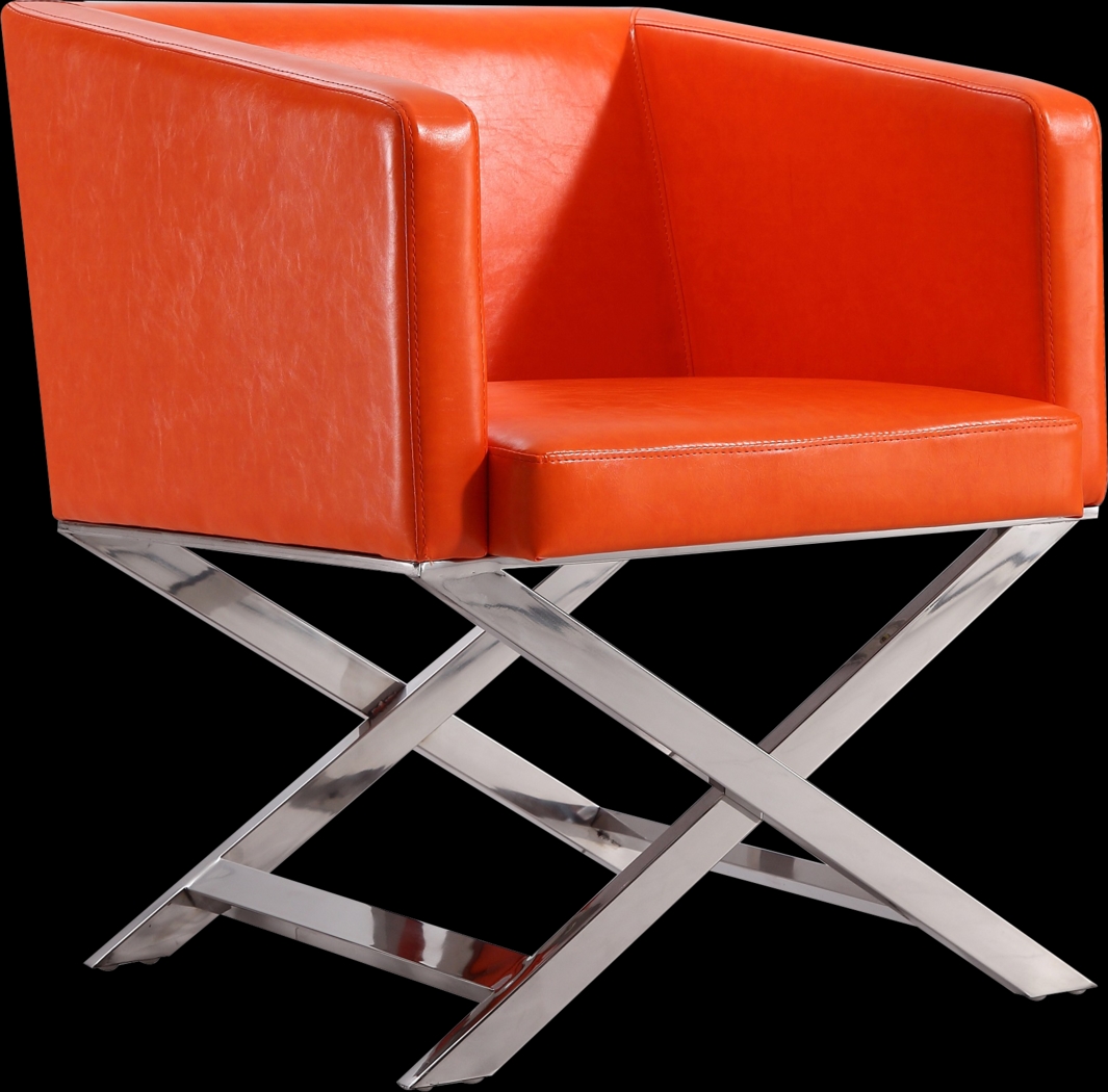 Amyjane Orange Accent Chair - Thumbnail - Image 1