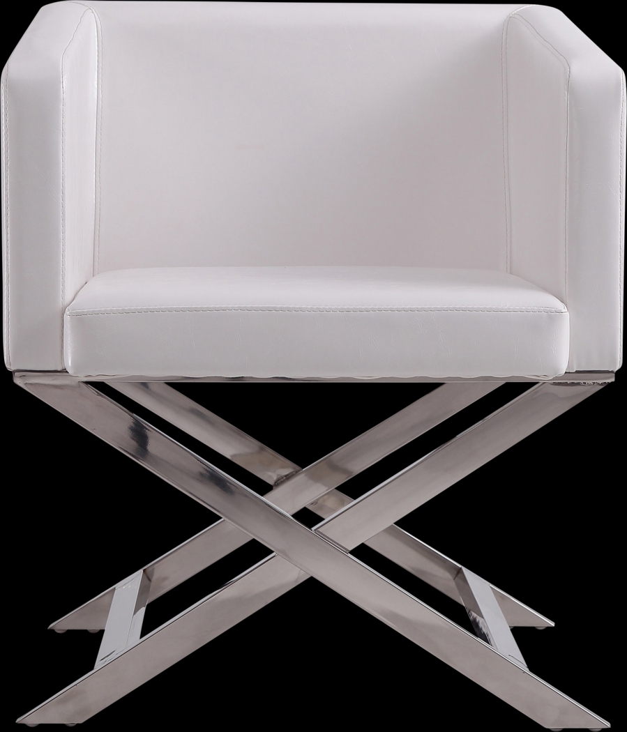 Amyjane White Accent Chair - Thumbnail - Image 2