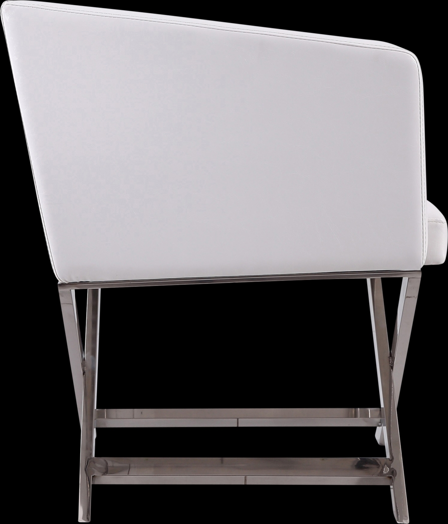 Amyjane White Accent Chair - Thumbnail - Image 3