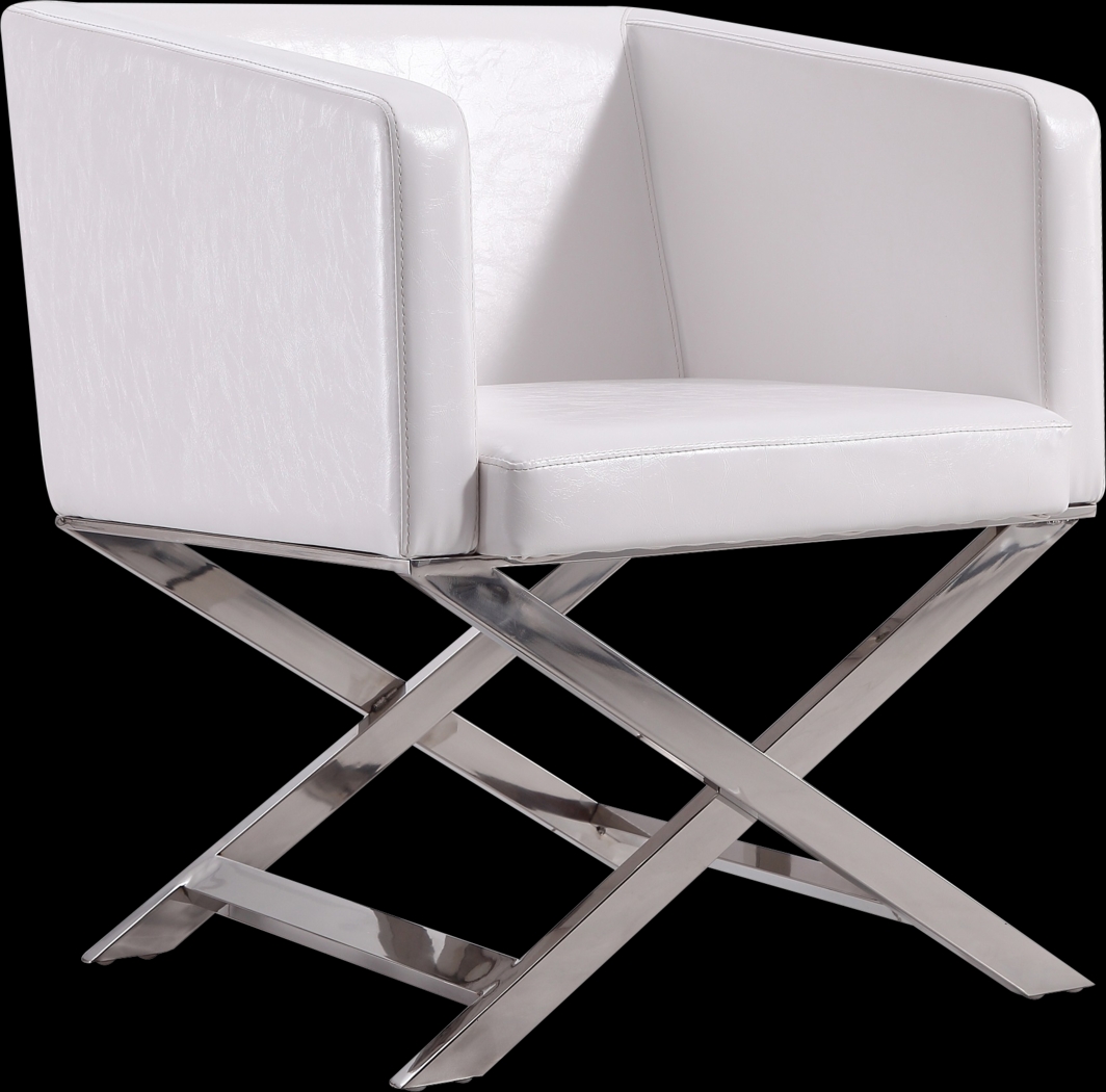 Amyjane White Accent Chair - Thumbnail - Image 1