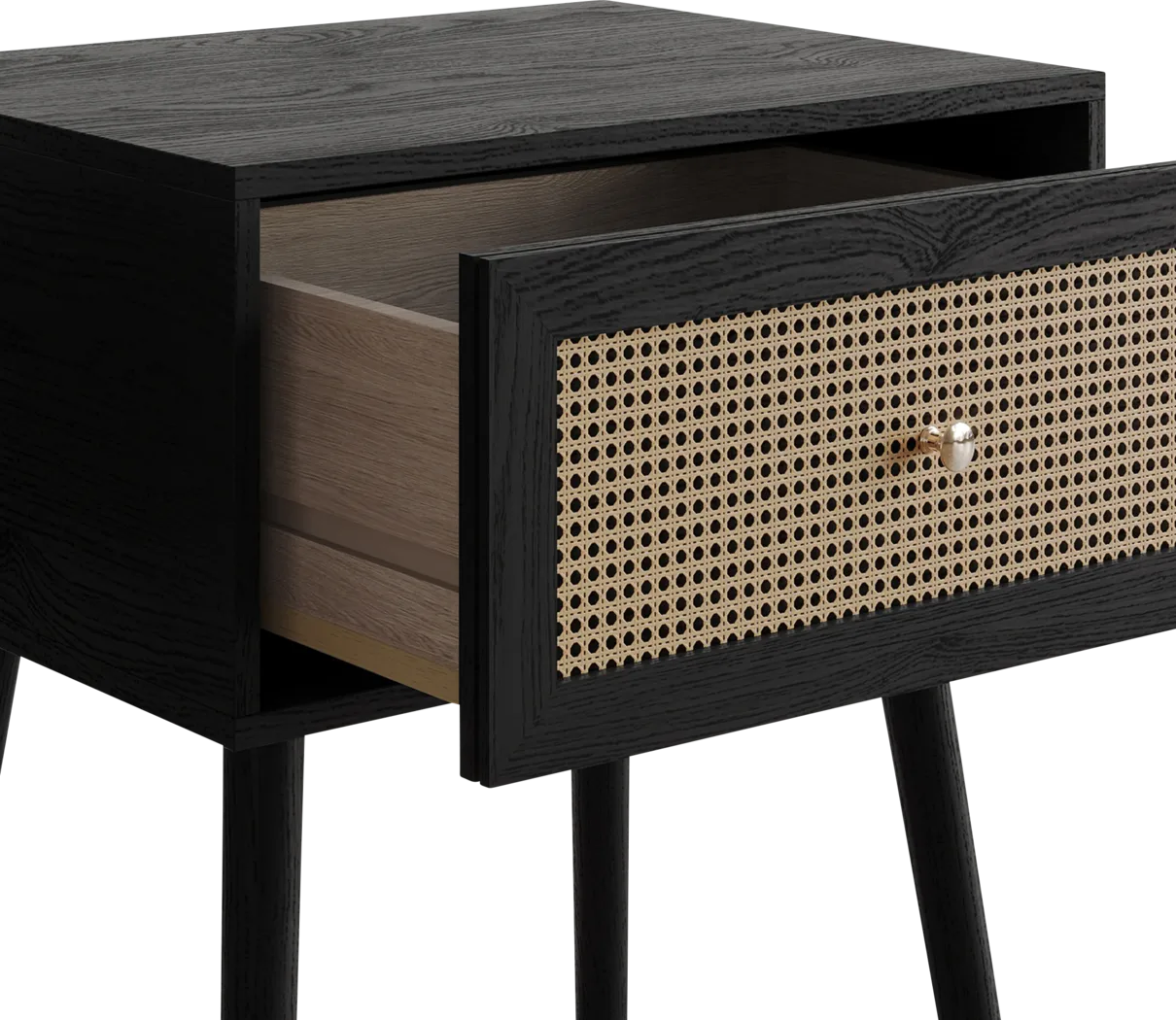 Amynus Black King Bed with Nightstands - Thumbnail - Image 9
