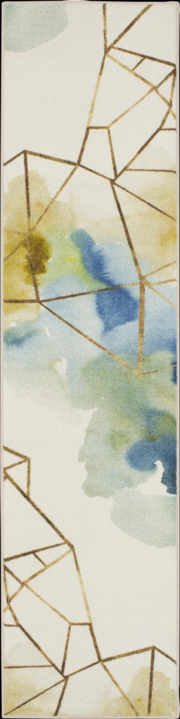 Amyra Off-White 2' x 8' Runner Rug - Thumbnail - Image 1