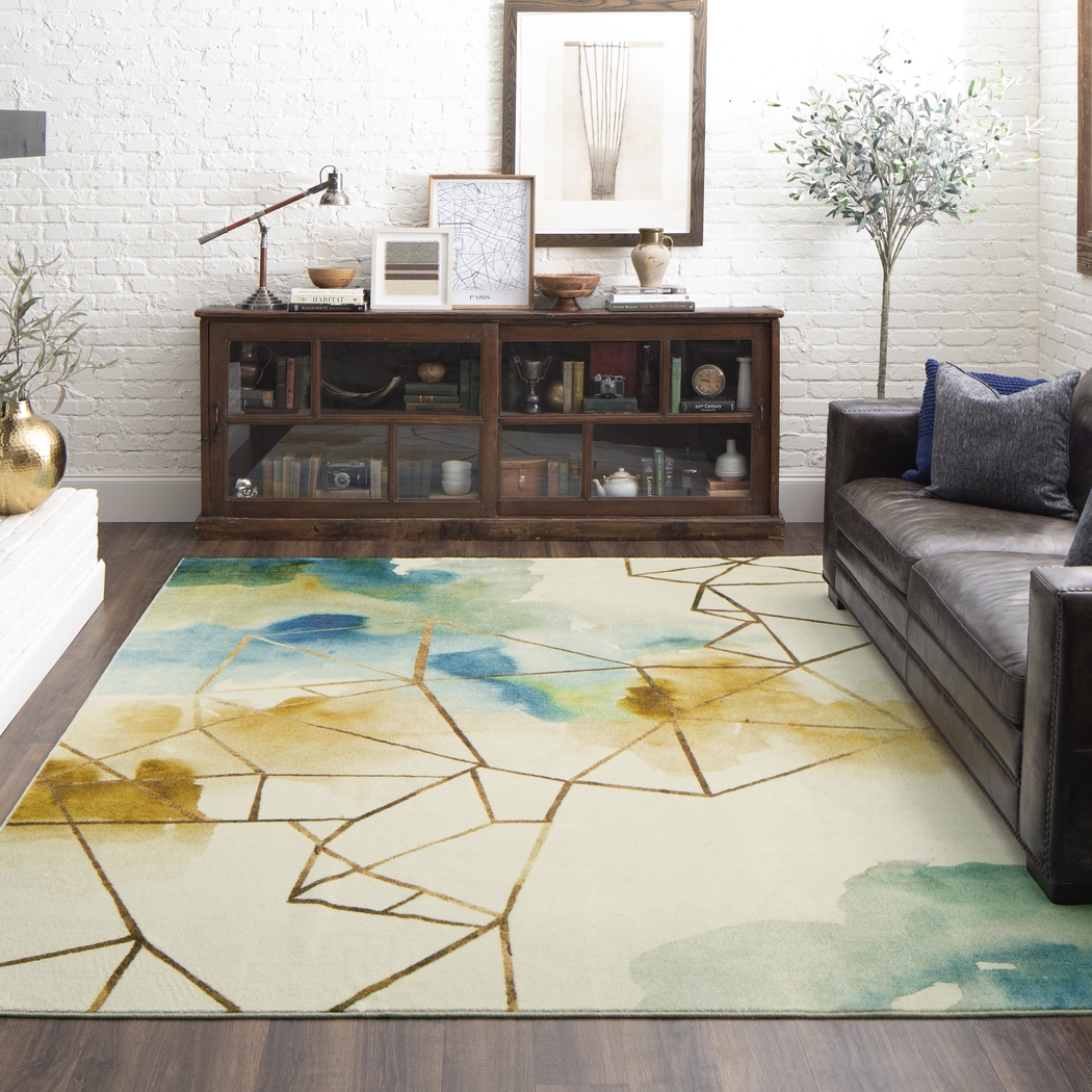 Amyra Off-White 8' x 10' Rug - Thumbnail - Image 2