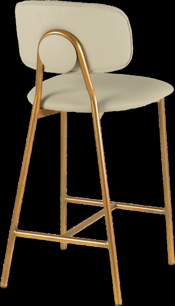 Ana Lee Beige Counter Stool, Set of 2 - Thumbnail - Image 3