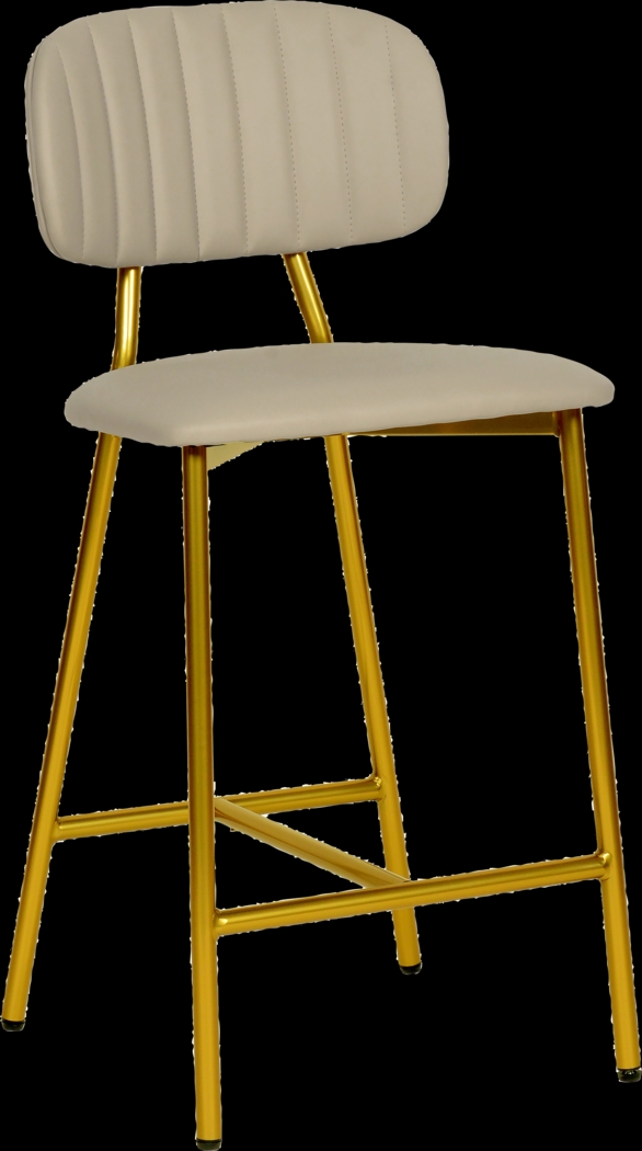 Ana Lee Beige Counter Stool, Set of 2 - Thumbnail - Image 4