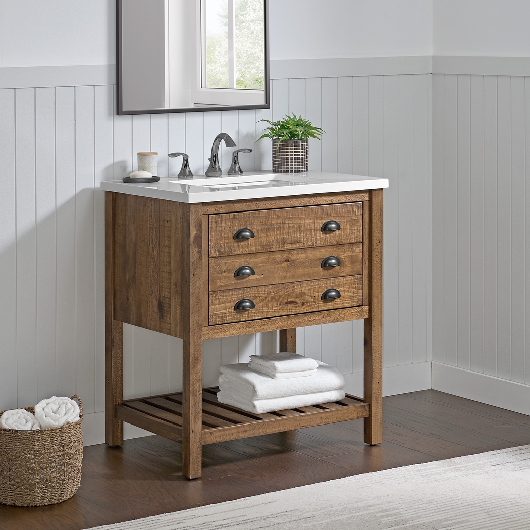 Anaar Brown Bathroom Vanity - Thumbnail - Image 4