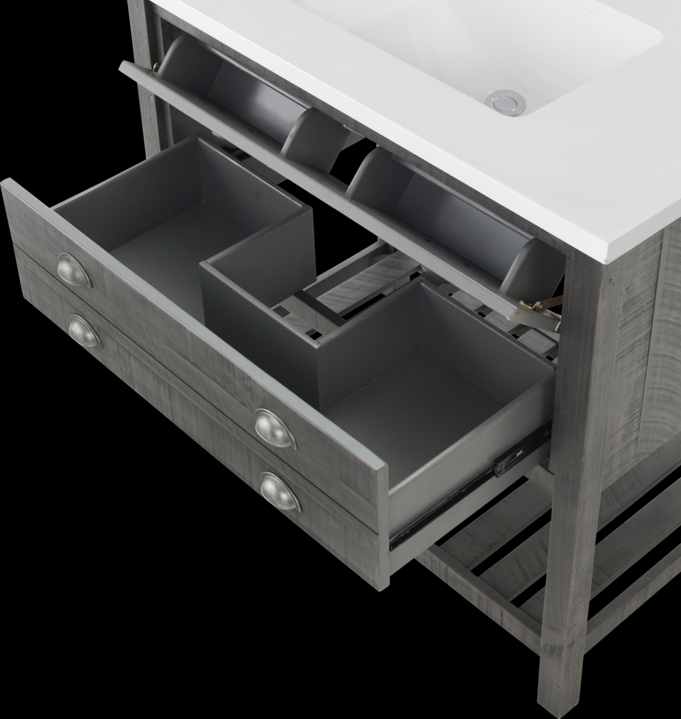 Anaar Gray Bathroom Vanity - Thumbnail - Image 13