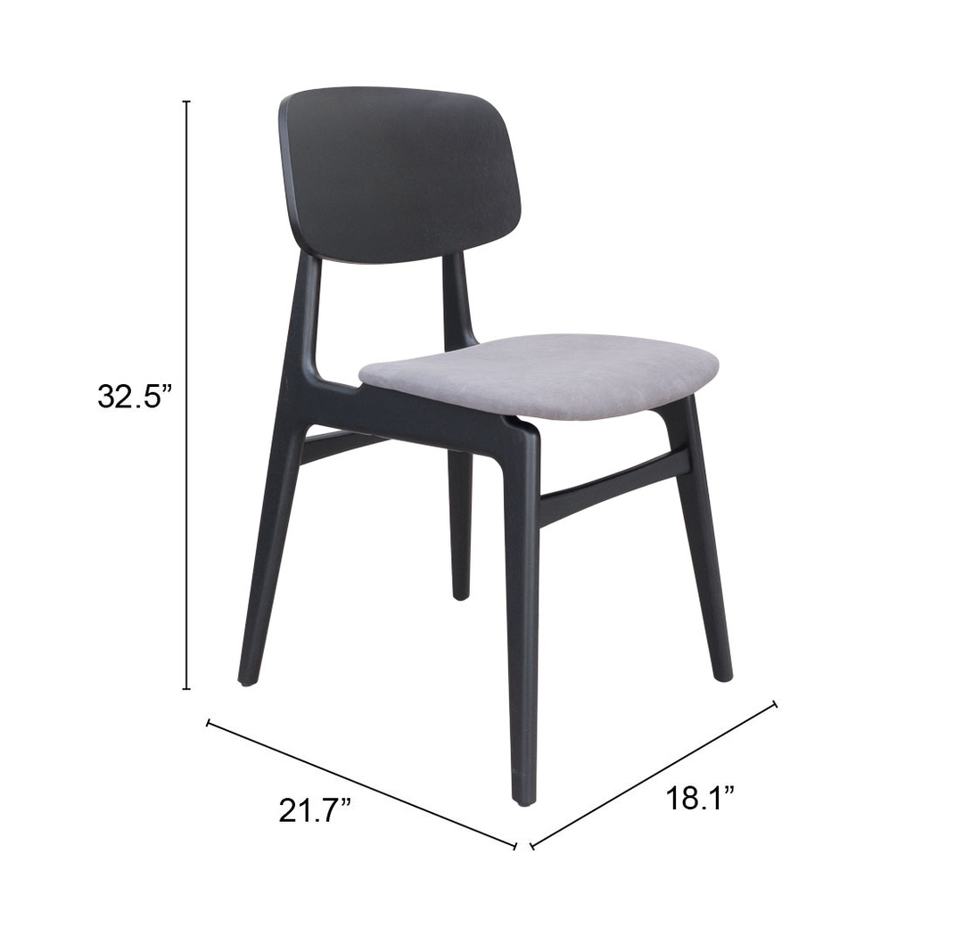 Anacosta Black Dining Chair, Set of 2 - Thumbnail - Image 9