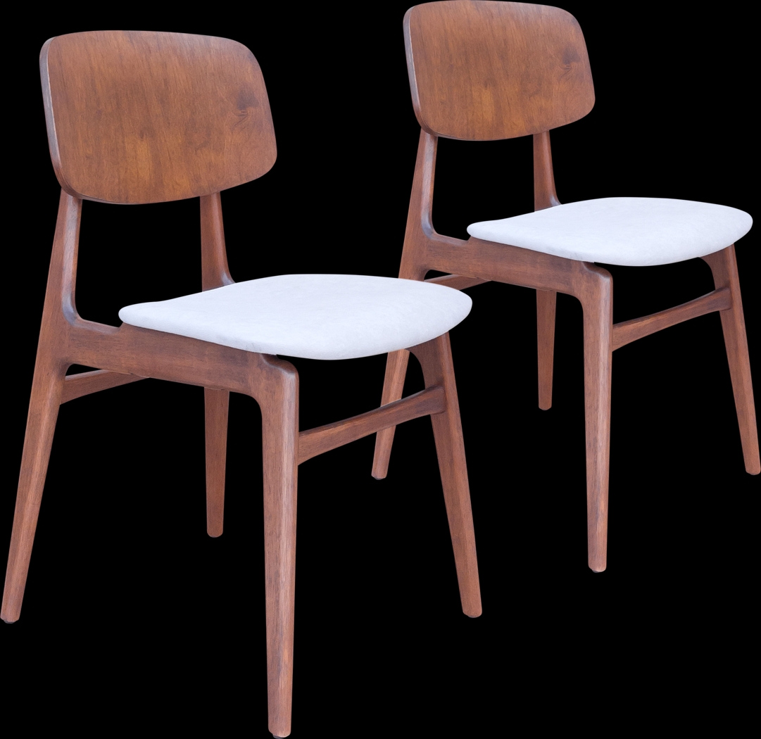 Anacosta Walnut Dining Chair, Set of 2 - Thumbnail - Image 1