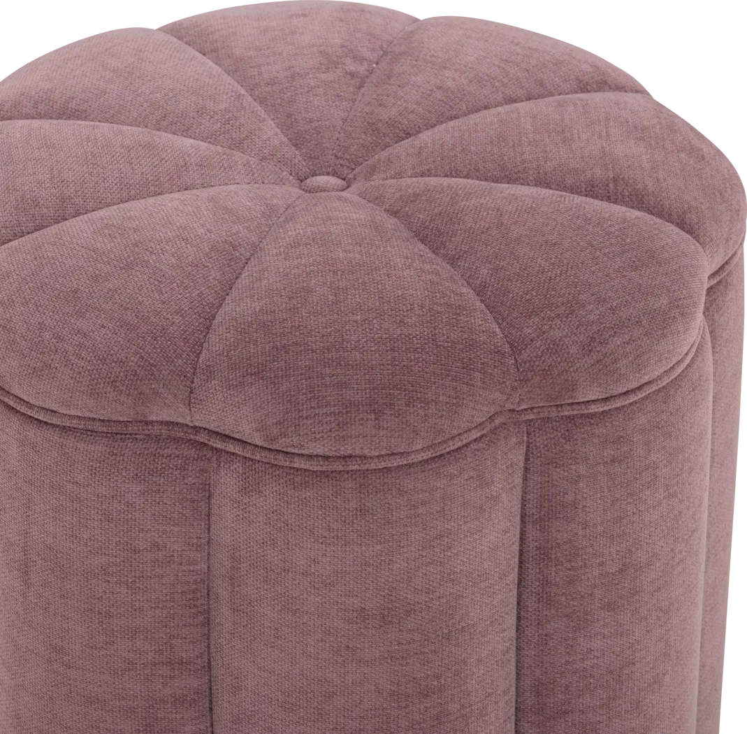 Anael Red Storage Ottoman - Image 4