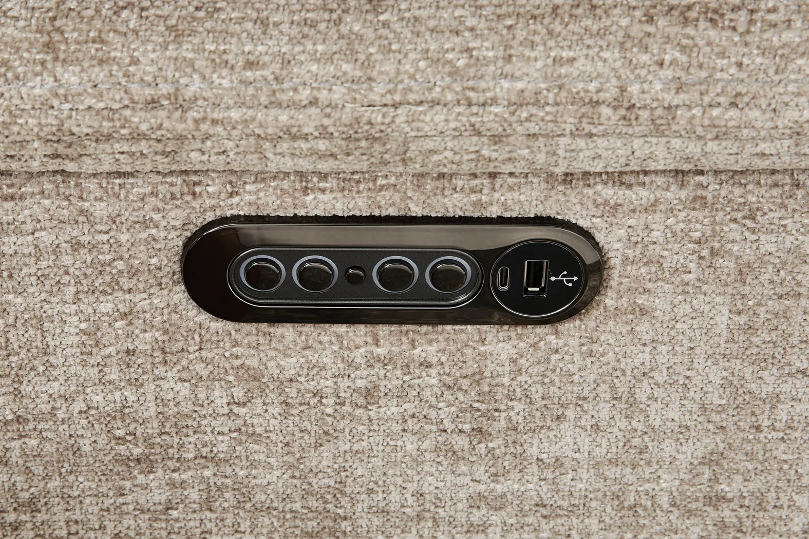 Anaheim Latte Dual Power Recliner - Thumbnail - Image 4