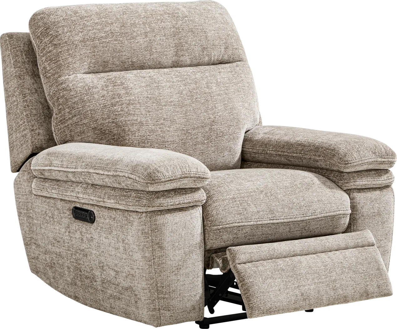 Anaheim Latte Dual Power Recliner - Thumbnail - Image 1