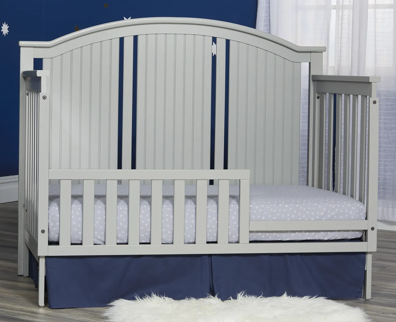 Anaheim Park Gray Convertible Crib with Toddler Rail - Thumbnail - Image 6