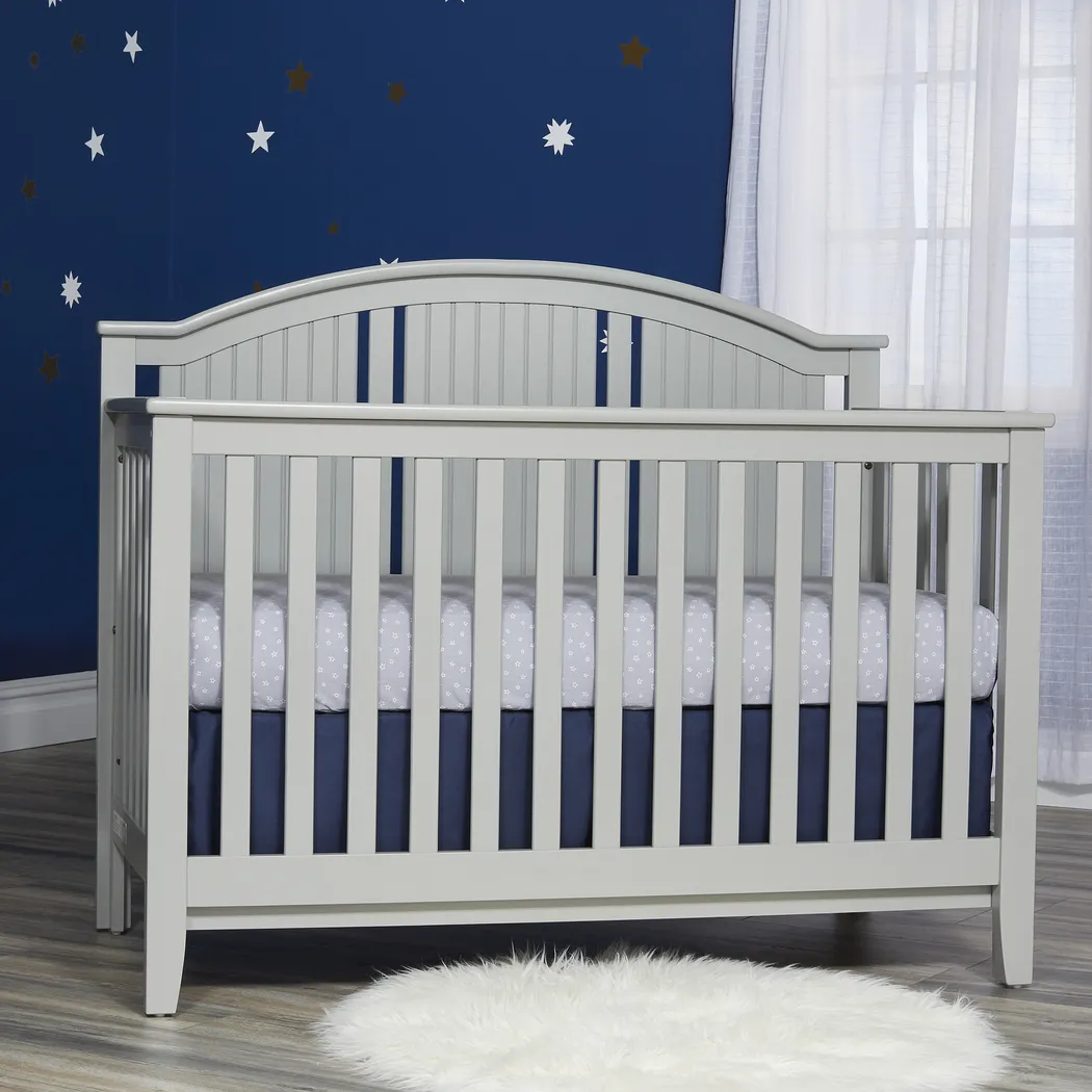 Anaheim Park Gray Convertible Crib with Toddler Rail - Thumbnail - Image 8
