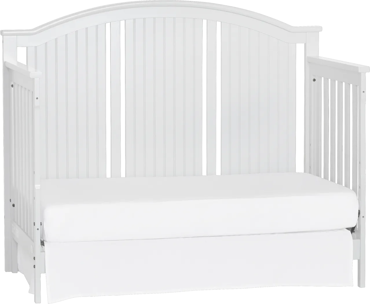 Anaheim Park White Convertible Crib with Toddler Rail - Thumbnail - Image 4