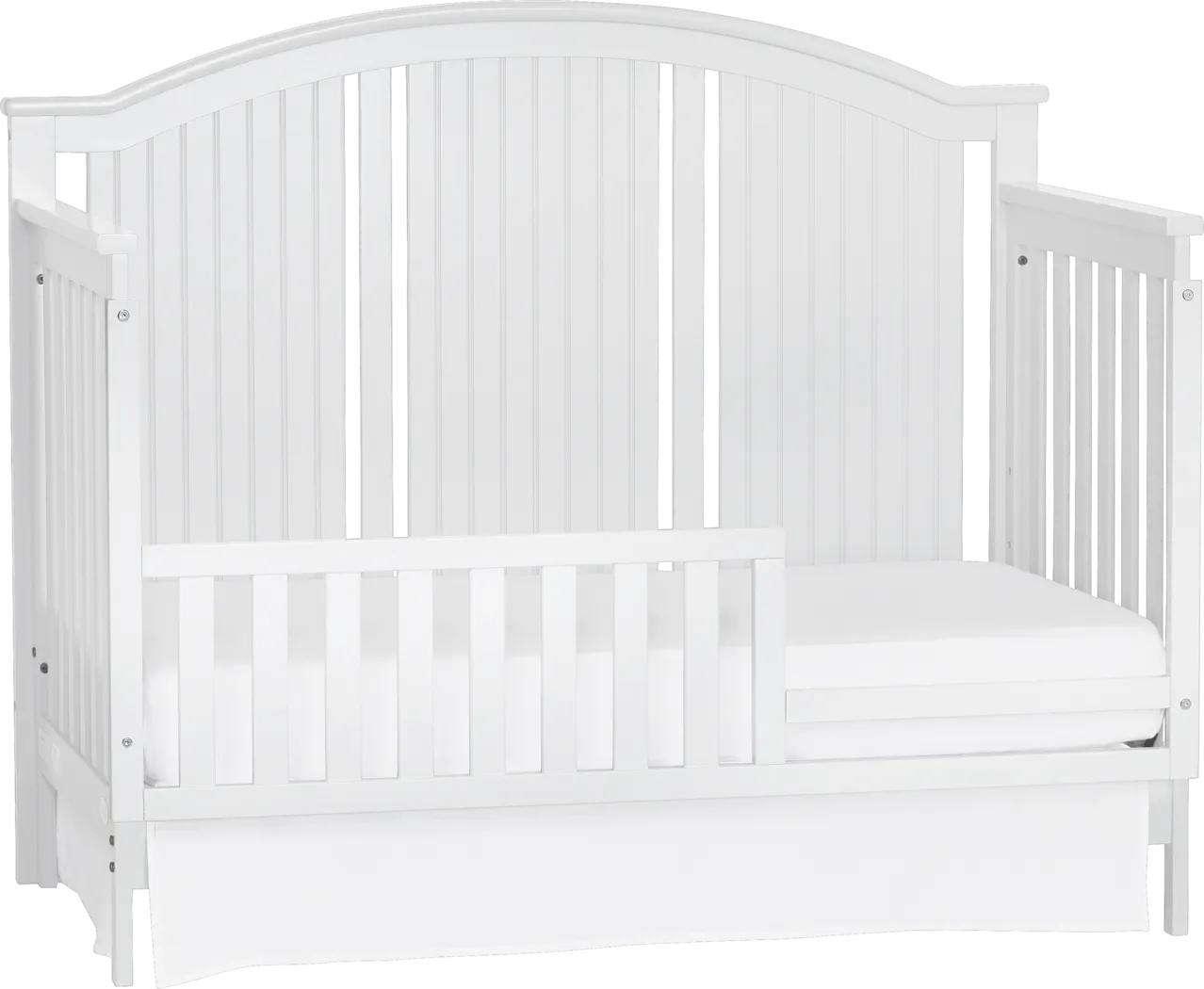 Anaheim Park White Convertible Crib with Toddler Rail - Thumbnail - Image 5