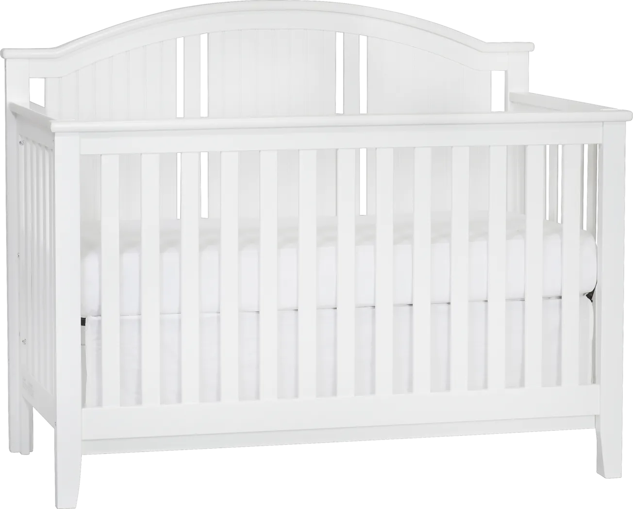 Anaheim Park White Convertible Crib with Toddler Rail - Thumbnail - Image 1
