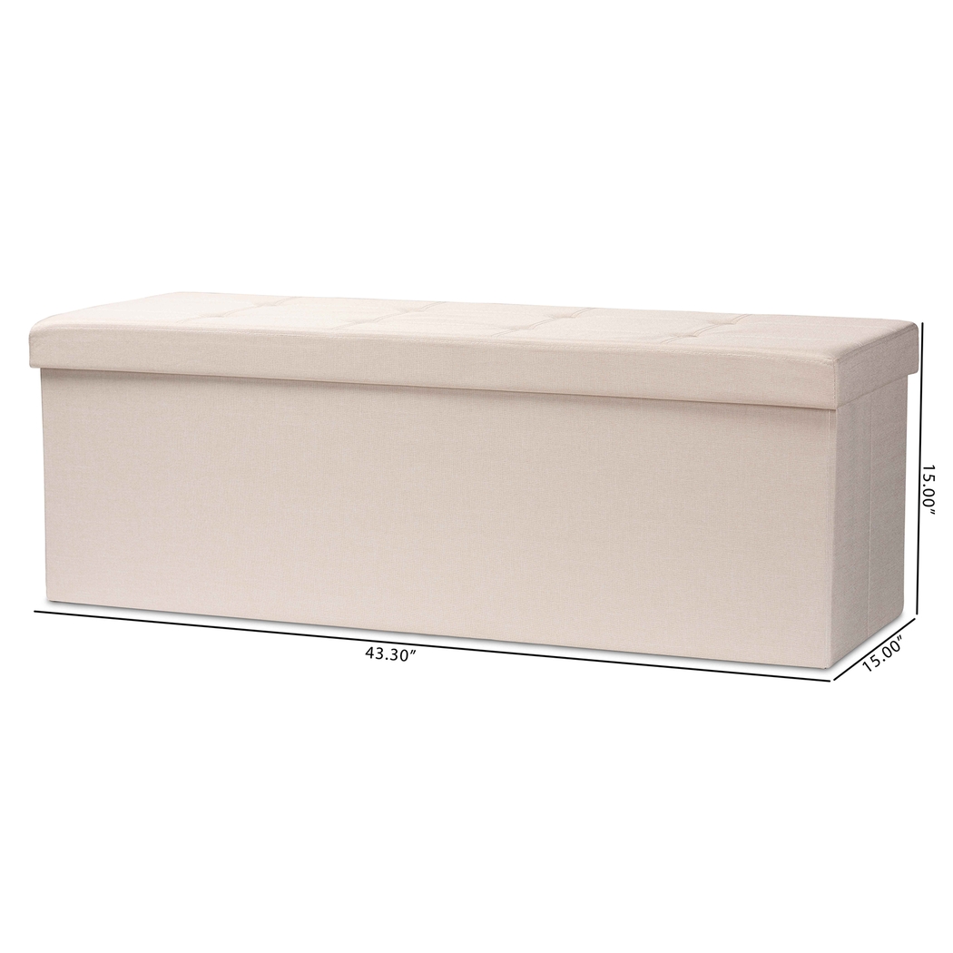 Anahita Beige Ottoman - Thumbnail - Image 8