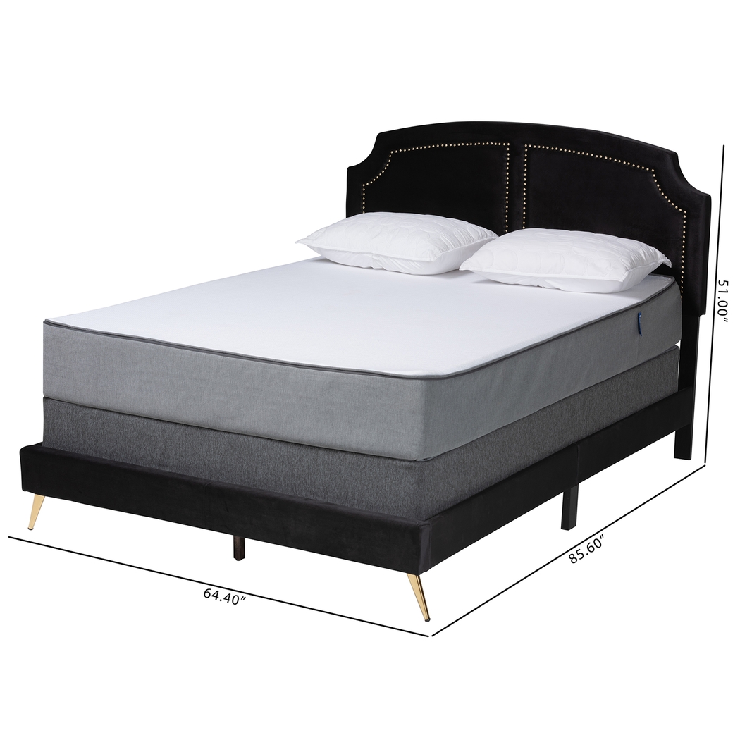 Anahma Black Queen Bed - Thumbnail - Image 9