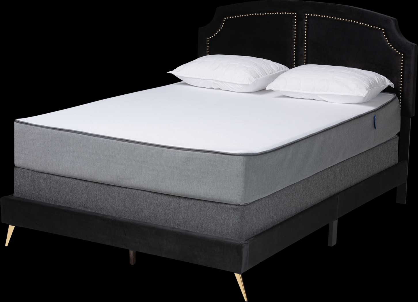 Anahma Black Queen Bed - Thumbnail - Image 1