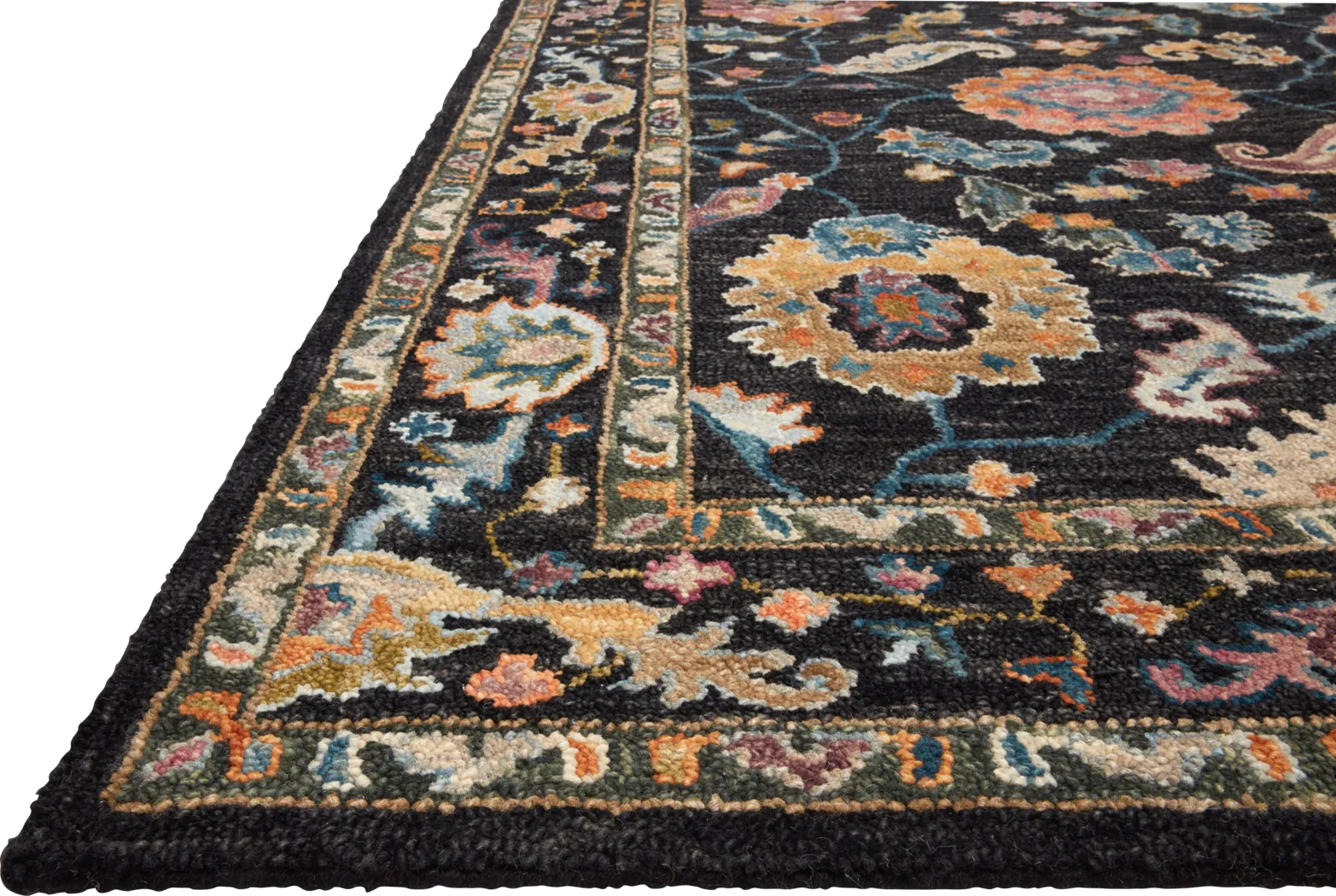 Anaia Black 2'6 x 7'6 Rug - Thumbnail - Image 3
