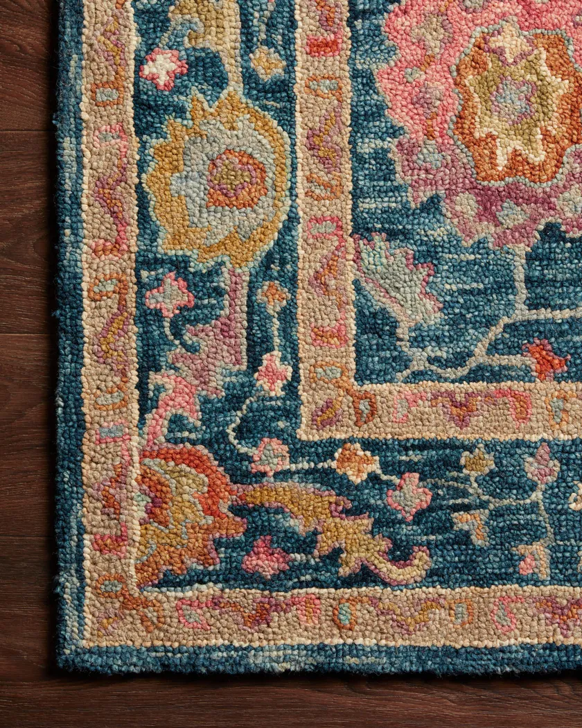 Anaia Blue 5' x 7'6 Rug - Thumbnail - Image 3