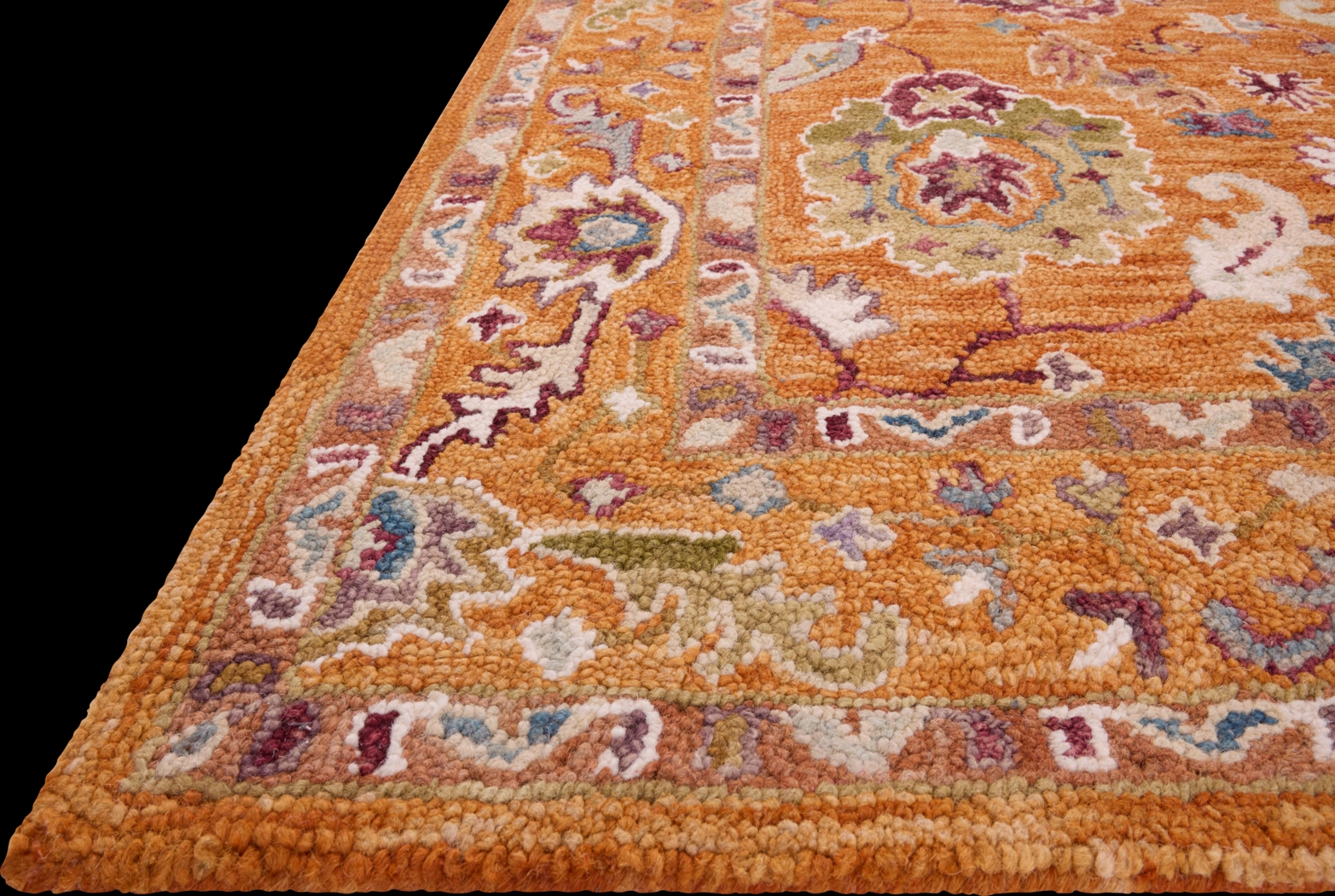 Anaia Orange 5' x 7'6 Rug - Thumbnail - Image 3
