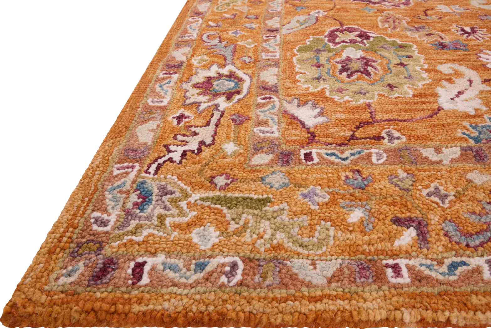 Anaia Orange 8'6 x 12' Rug - Thumbnail - Image 3