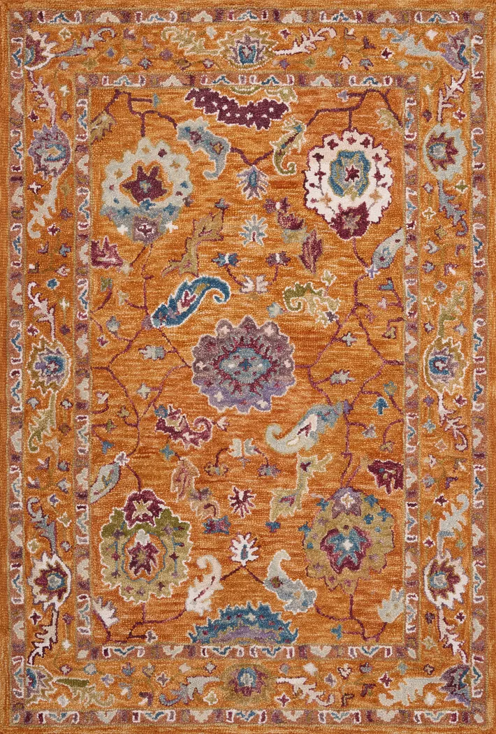 Anaia Orange 8'6 x 12' Rug - Thumbnail - Image 1