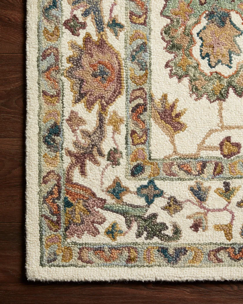 Anaia White 5' x 7'6 Rug - Thumbnail - Image 3