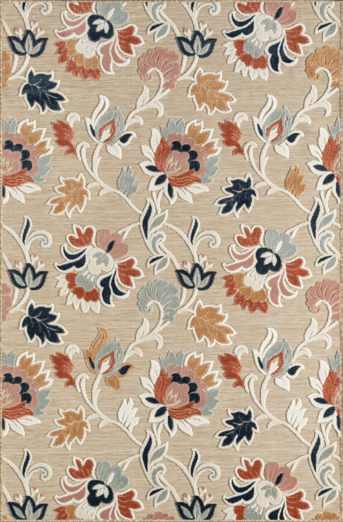 Anailas Beige 5' x 7' Rug - Thumbnail - Image 1