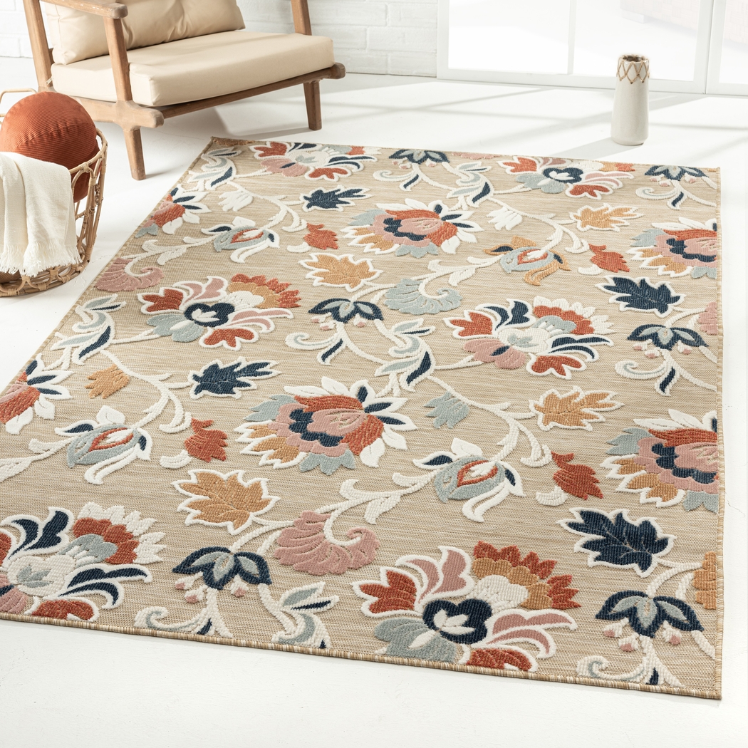 Anailas Beige 7'9 x 9'9 Rug - Thumbnail - Image 3