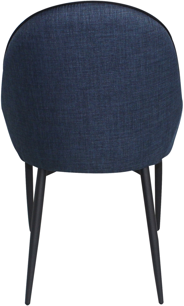 Anaise Dark Blue Dining Chair, Set of 2 - Thumbnail - Image 4
