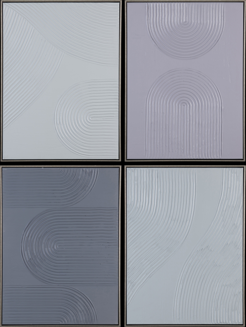 Anakate Blue Artwork, Set of 4 - Thumbnail - Image 1