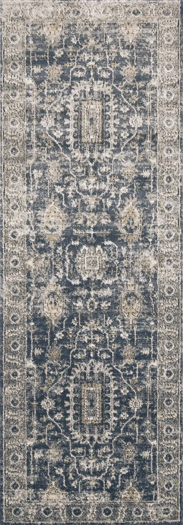Anala Blue 2'8 x 7'6 Rug - Thumbnail - Image 1