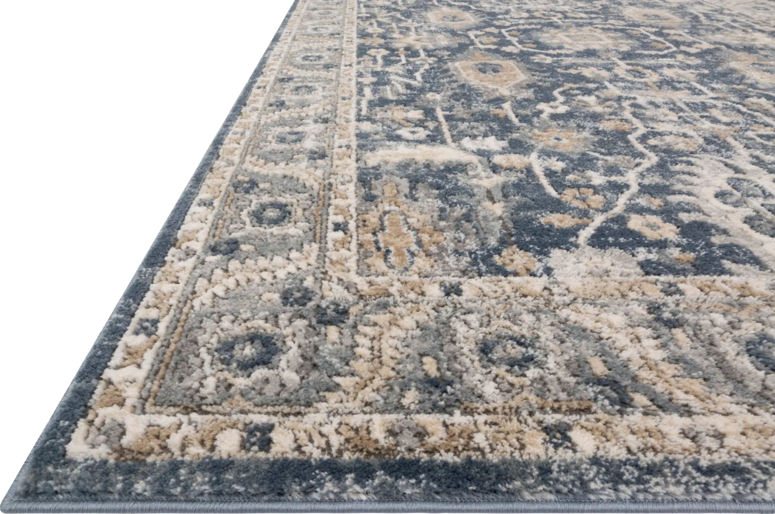Anala Blue 6'7 x 9'2 Rug - Thumbnail - Image 7