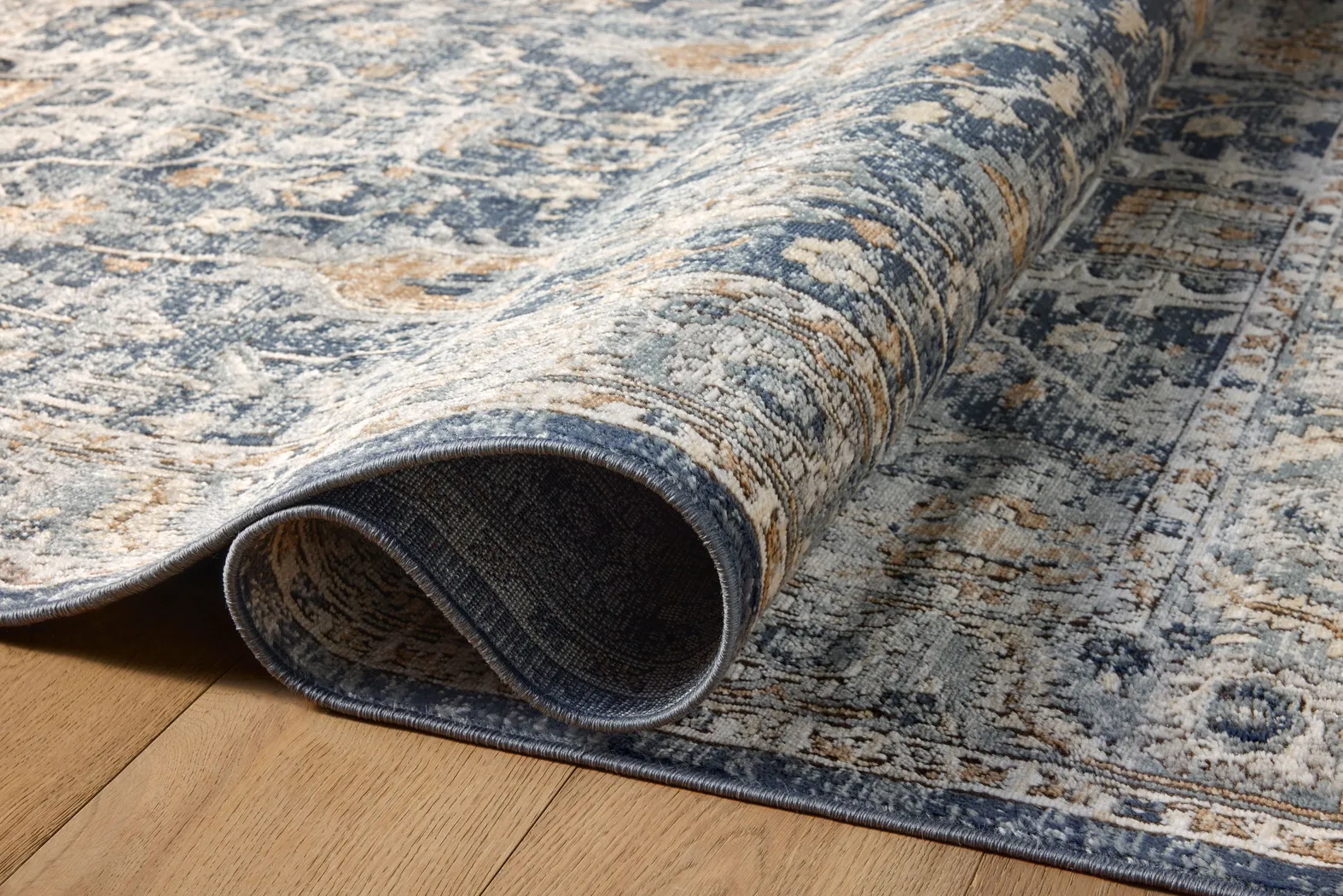 Anala Blue 7'11 x 10'6 Rug - Thumbnail - Image 6